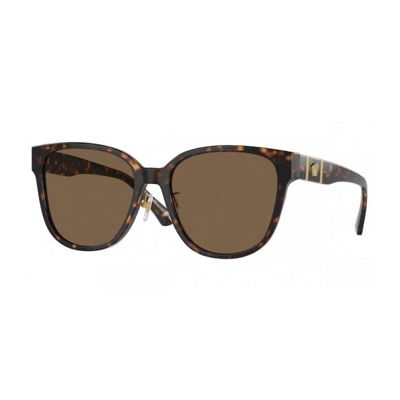NEW VERSACE VE4460D 10873 SQUARE SUNGLASSES MOD 4460D 108/73 HAVANA EYEWEAR - Picture 1 of 3